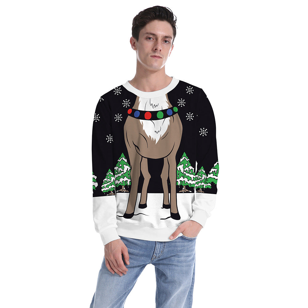 Christmas Round Neck Pullover Couple Sweater