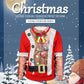Christmas Funny Chest Hair Print Pullover Round Neck Couple Sweater