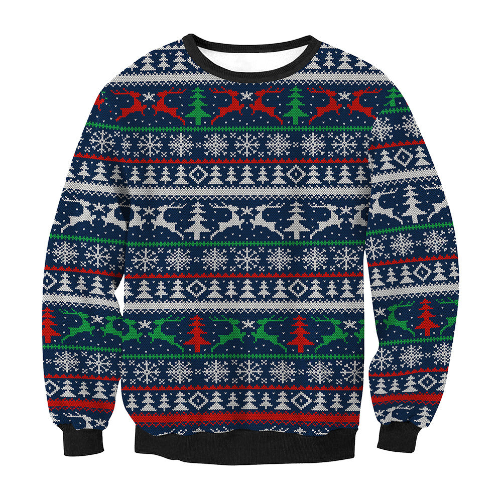 Christmas Long-sleeved Loose Couple Sweater