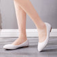Women Pointed Toe Shallow Bridal Wedding Shoes Pearls Flats