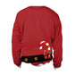 Spoof Christmas Turtleneck Round Neck Couple Sweatshirt