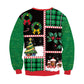Christmas Stitching Loose Long-sleeved Couple Sweater