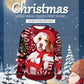Christmas Dog Print Pullover Crew Neck Couple Sweater