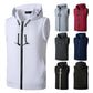 Men's Workout Hooded Vest Workout Fitness Muscle Sleeveless Workout T-shirt