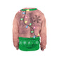 Christmas Spoof Pullover Round Neck Christmas Couple Sweater