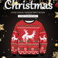 Christmas Elk Crew Neck Long Sleeve Couple Sweatshirt