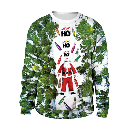 Christmas Tree Pullover Round Neck Couple Sweater