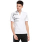 Men's Printing Henry Stand-Up Collar Short Sleeves Plus Size T-shirt