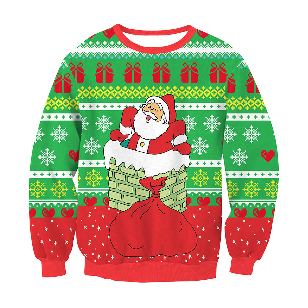 Santa Crew Neck Sweatshirt