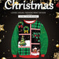 Christmas Stitching Loose Long-sleeved Couple Sweater