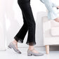 Mary Janes Genuine Leather Thick-heeled Middle-heeled Shoes for Women