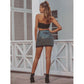 B-50138#sexy Fashion Daily Sequined Women Skirts