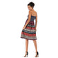 Bohemian Grand Dress with A One-word Collar To Wipe The Chest Women Dresses