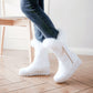 Rabbit Fur Women Wedges Snow Boots Mid Calf Winter Platform Shoes Woman 2016 3466
